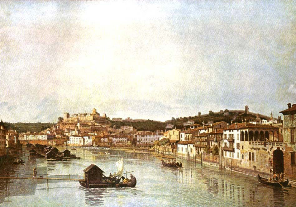 Verona from the Ponte Nuovo